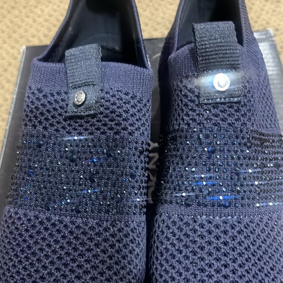 Carvela girl slip on sneakers. Blue w/ blue sparkles. Great condition. Sz 11. - Picture 3 of 4